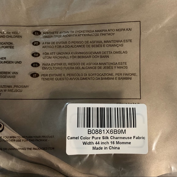 Set of 2 -Medium Super Soft 100% Silk Hair Scrunchies - Picture 4 of 4